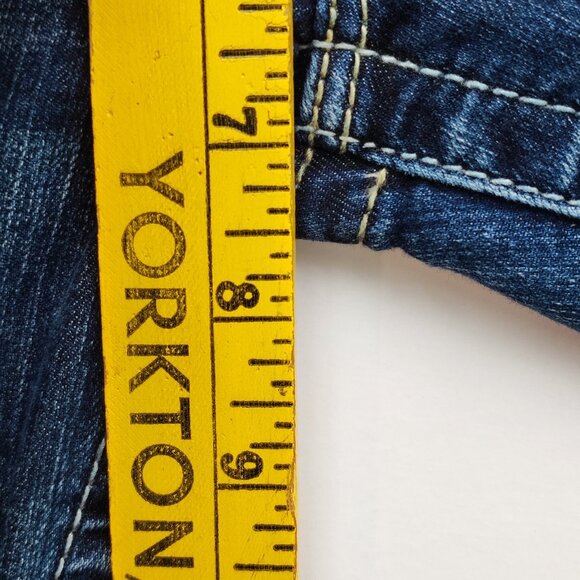 Silver Jeans Tuesday Crop denim blue women's size W28 - Picture 16 of 16